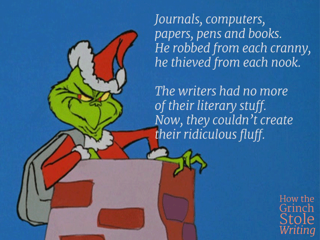how the grinch stole writing