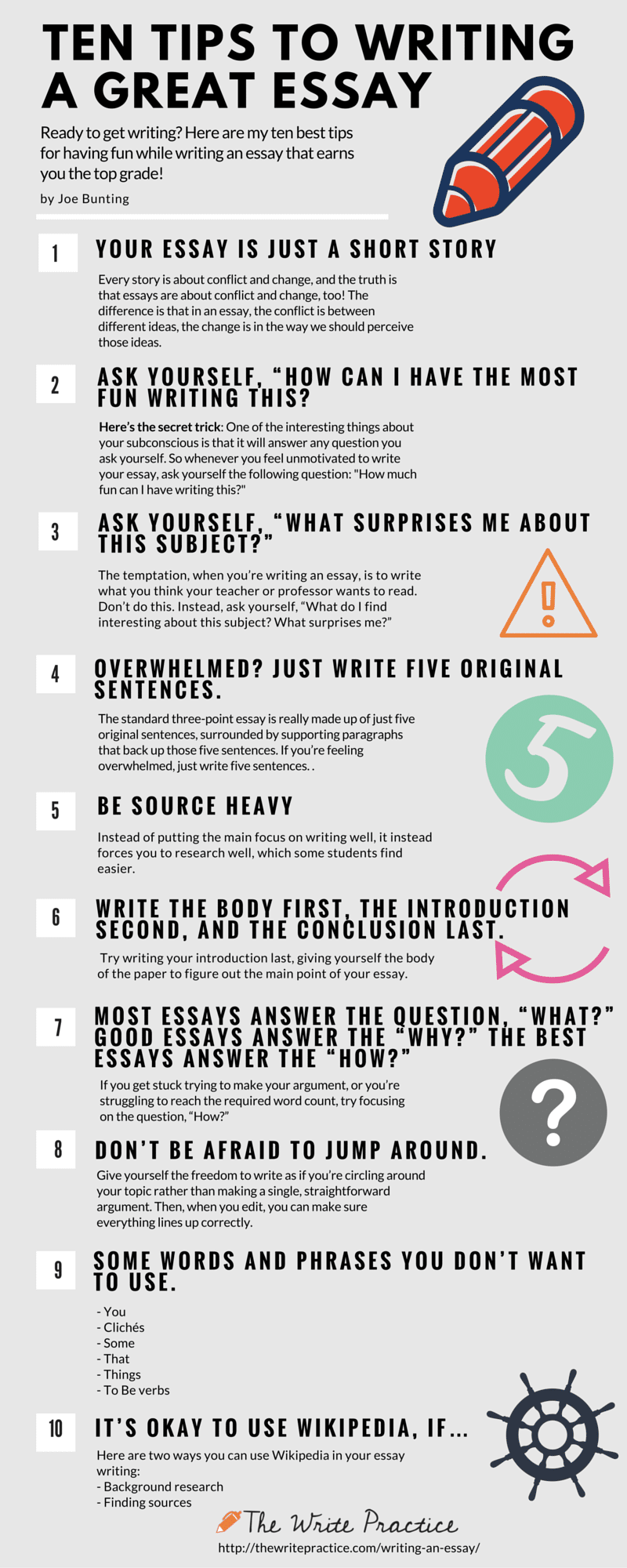 10 Ways to Make Your essay Easier