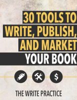 30 Tools to Write, Publish, and Market Your Book