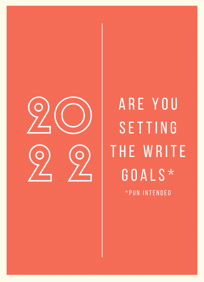 writing goals 