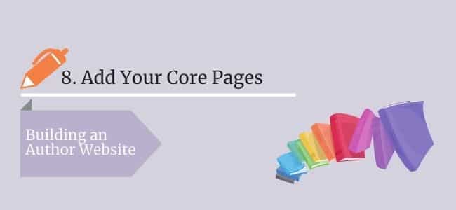Add Your Core Pages